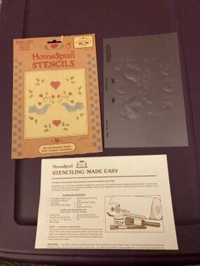 NEW HomeSpun Stencils -Pre-cut Reusable Stencil
